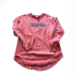 NBA Philadelphia 76ers Pullover Sweatshirt Long Sleeve Top, Large‎